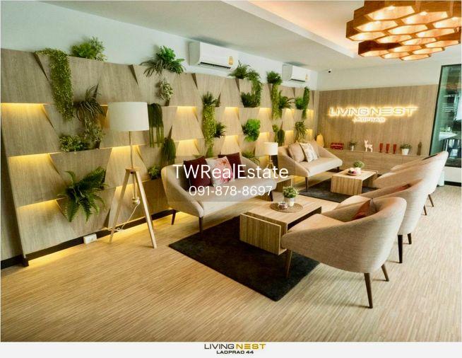 รูป ขาย Living Nest Ladprao 44 ห้องมุม พร้อมผู้เช่า ผลตอบแทนทันที ทำเลลาดพร้าว–รัชดา - รูปที่ 16/17