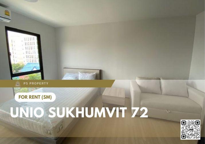 รูป ให้เช่า 📍 Unio Sukhumvit 72📍 เฟอร์นิเจอร์ และ เครื่องใช้ไฟฟ้าครบ ใกล้ BTS แบริ่ง - รูปที่ 1/9