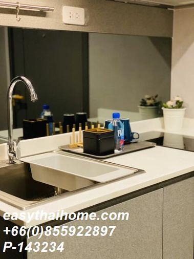 รูป P-143234 — ลดราคาด่วน ให้เช่าคอนโด ชั้น 14 IDEO New Rama 9 ห้องสตูดิโอ วิวเมือง ใกล้ Airport Link รามคำแหง 085-592-2897 Line: @easythaihome - รูปที่ 21/26