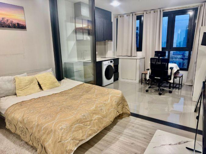 picture 🎈#OL2408_243 🎈💥Urgent💥 Available March 21, 2026. Click quickly before it's gone‼️ For Rent 22k.🔥 XT Huai Khwang Condo - 2/22