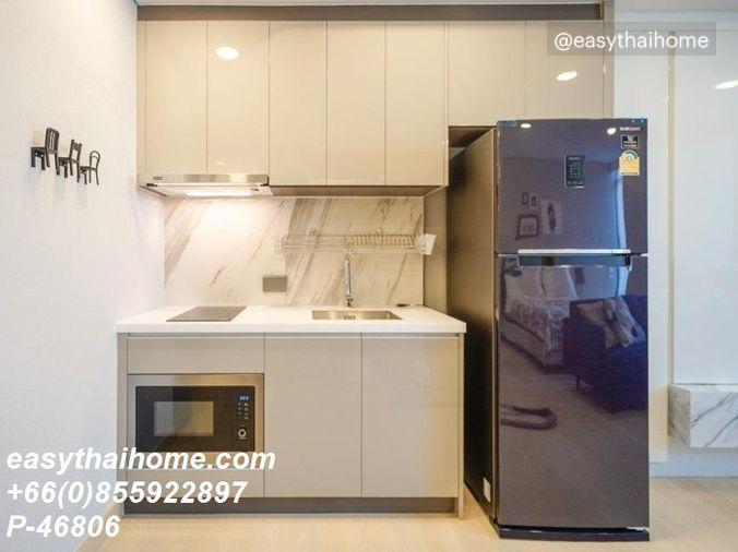 รูป P-46806 วิวเมืองสวย! ไซมิส เอ๊กซ์คลูซีพ ควีนส์ ใกล้ MRTศูนย์การประชุมแห่งชาติสิริกิติ์ 30,000 บาท Line Id: @easythaihome 085-592-2897 - รูปที่ 7/13