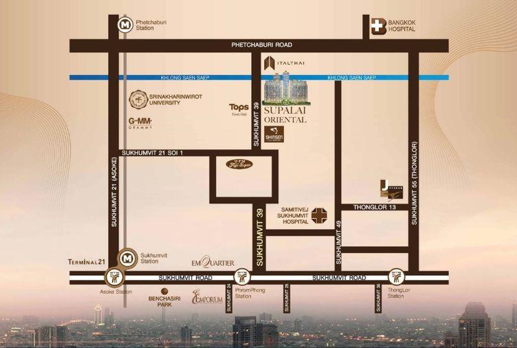 รูป DT-7593 Supalai Oriental Sukhumvit 39  ทำเลดี  ใกล้ BTS พร้อมพงษ์ - รูปที่ 15/15