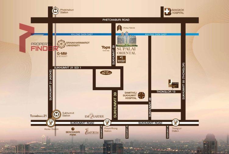 รูป DT-7593 Supalai Oriental Sukhumvit 39 ทำเลดี ใกล้ BTS พร้อมพงษ์ - รูปที่ 15/15