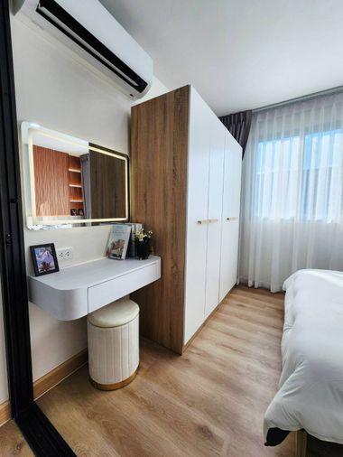 รูป ขาย D Condo รามอินทรา ห้องสวย พร้อมเฟอร์นิเจอร์ใหม่หมด - รูปที่ 3/10