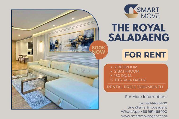 รูป 🔥 สำหรับเช่า !! ห้องนั่งเล่นกว้าง, ชั้นสูง 14++ !!🔥 Code C20260200033......The Royal Saladaeng, 2 ห้องนอน, 2 ห้องน้ำ, แต่งครบ, พร้อมเข้าอยู่ 📣📣 - รูปที่ 1/10