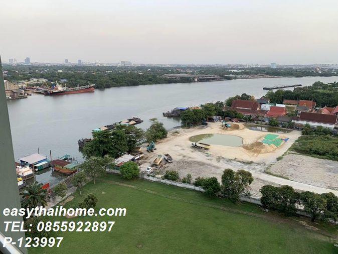picture P-123997 Chao Phraya River View! Lumpini Place Narathiwas Studio, Great Price, Near MRT Lumpini! | Line Id @easythaihome | +66(0)85-592-2897 - 9/9