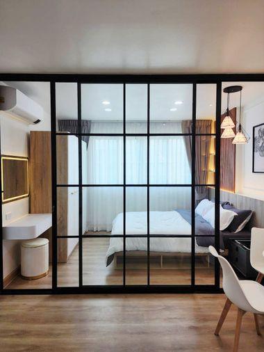 รูป ขาย D Condo รามอินทรา ห้องสวย พร้อมเฟอร์นิเจอร์ใหม่หมด - รูปที่ 1/10