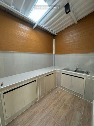 picture Townhouse, Pruksa Ville 53 Phase 2 3 bedrooms, 2 bathrooms Kitchen and carport roof extensions completed - 13/17