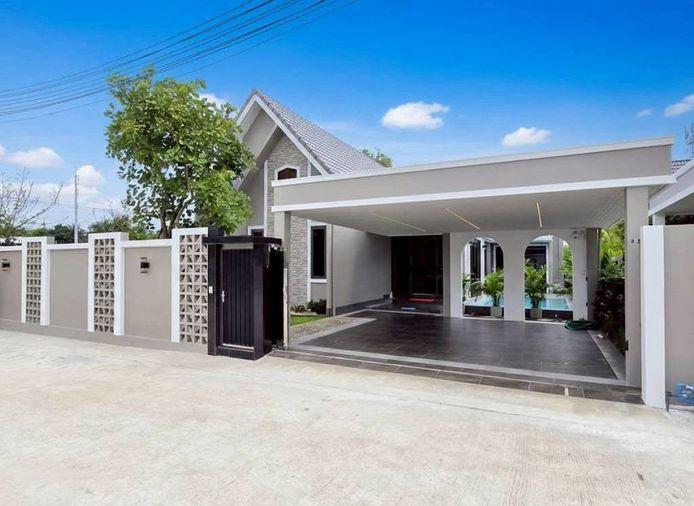 รูป บ้านพลูวิลล่าพัทยา หลังริม สร้างใหม่ พร้อมเข้าอยู่ ใกล้อ่างเก็บน้ำมาบประชัน - รูปที่ 1/20