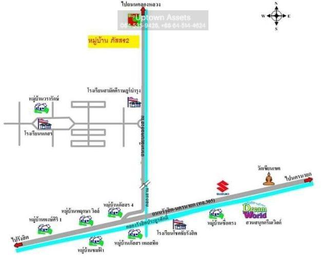 รูป ให้เช่า ภัสสร 2 คลอง 3 เลขที่ 34/293 (เลี้ยงสัตว์ได้)(ทำโฮมออฟฟิศได้) - รูปที่ 18/18
