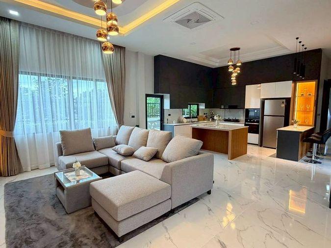 รูป บ้านพลูวิลล่าพัทยา หลังริม สร้างใหม่ พร้อมเข้าอยู่ ใกล้อ่างเก็บน้ำมาบประชัน - รูปที่ 4/20