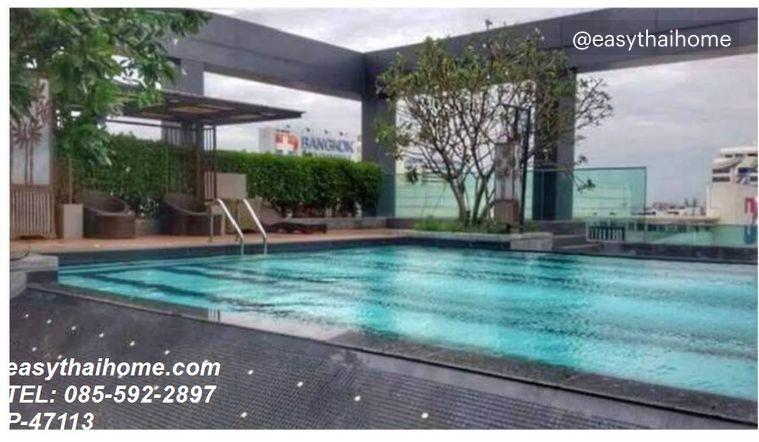 picture P-47113 Pool View! True Thonglor 1 Bed Near BTS Thonglor 14,000 THB | Line Id @easythaihome | +66(0)85-592-2897 - 2/4