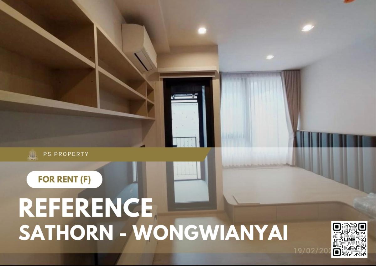 รูป ให้เช่า ✨ Reference Sathorn - Wongwianyai ✨ เฟอร์นิเจอร์ และ เครื่องใช้ไฟฟ้าครบ ใกล้ BTS วงเวียนใหญ่ - รูปที่ 1/9