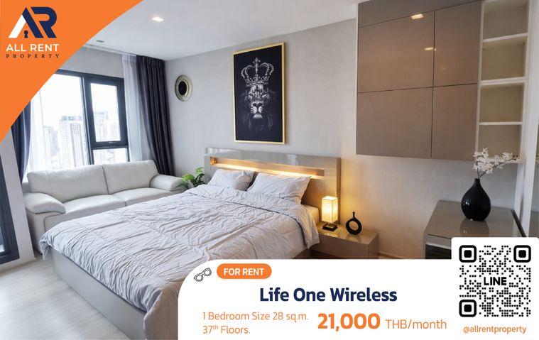 รูป ให้เช่าด่วน 🔥 Life One Wireless | 1 ห้องนอน | ห้องสวย หรูหรา สไตล์โมเดิร์น | ใกล้ BTS เพลินจิตเพียง 850 เมตร | - รูปที่ 1/15