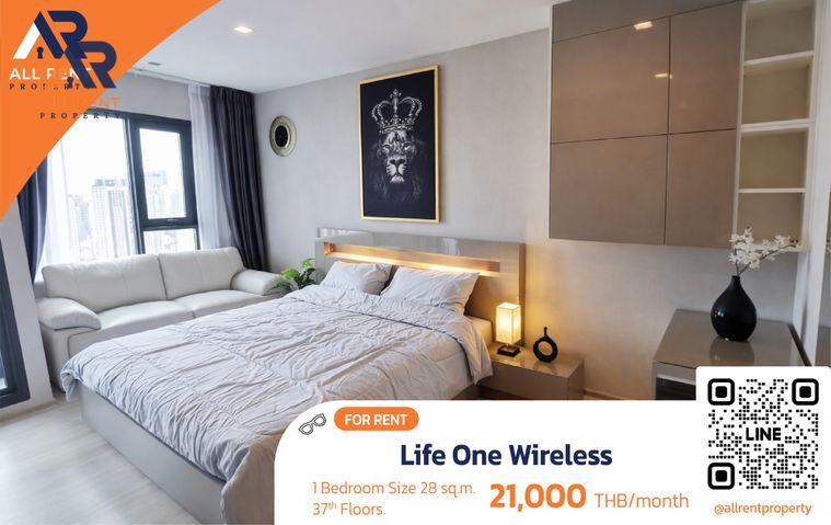 รูป ให้เช่าด่วน 🔥 Life One Wireless | 1 ห้องนอน | ห้องสวย หรูหรา สไตล์โมเดิร์น | ใกล้ BTS เพลินจิตเพียง 850 เมตร | - รูปที่ 1/15