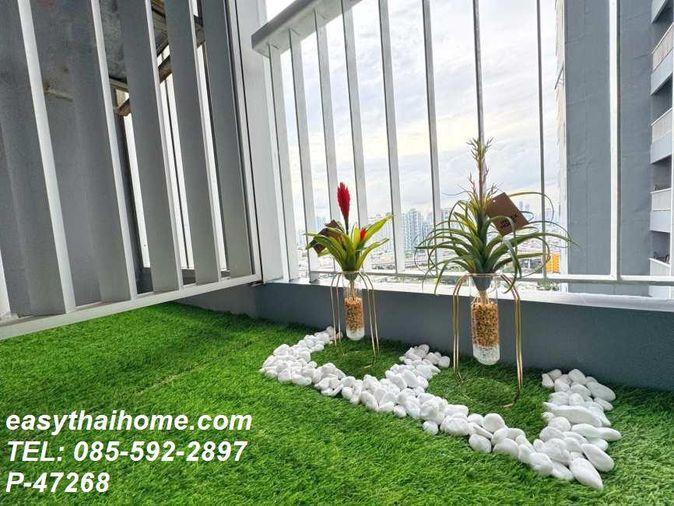 รูป P-47268 วิวเมืองสวย! ริทึ่ม สุขุมวิท 50 1 นอน ใกล้ BTS อ่อนนุช ราคาดี! | Line Id @easythaihome | 085-592-2897 - รูปที่ 6/10