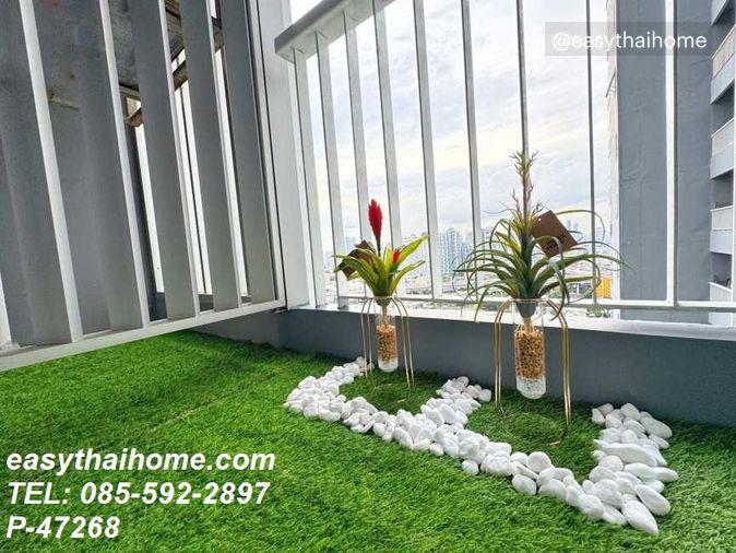 รูป P-47268 วิวเมืองสวย! ริทึ่ม สุขุมวิท 50 1 นอน ใกล้ BTS อ่อนนุช ราคาดี! | Line Id @easythaihome | 085-592-2897 - รูปที่ 6/10