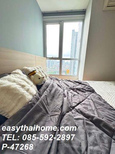 รูป P-47268 วิวเมืองสวย! ริทึ่ม สุขุมวิท 50 1 นอน ใกล้ BTS อ่อนนุช ราคาดี! | Line Id @easythaihome | 085-592-2897 - รูปที่ 2/10