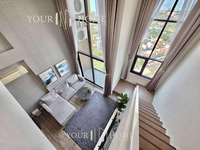 รูป Duplex ให้เช่า 3 ห้องนอน 3 ห้องน้ำ 2 ชั้น วิวทะเล – KnightsBridge The Ocean ศรีราชา - รูปที่ 3/28