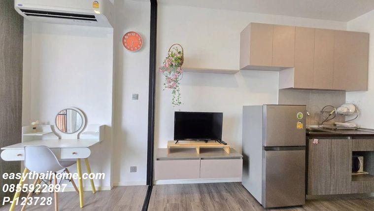 picture P-123728 Stylish Condo! Brown Ratchada 32 Near MRT Lat Phrao - 2.06M! Line Id @easythaihome 085-592-2897 - 8/8
