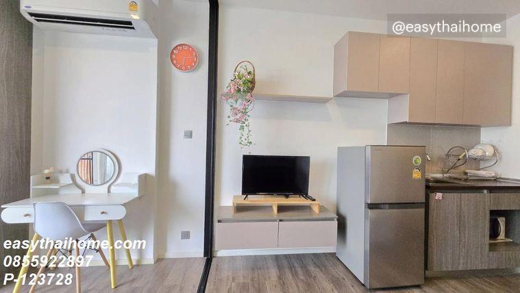 picture P-123728 Stylish Condo! Brown Ratchada 32 Near MRT Lat Phrao - 2.06M! Line Id @easythaihome 085-592-2897 - 8/8