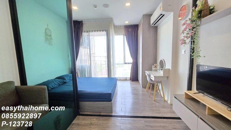 picture P-123728 Stylish Condo! Brown Ratchada 32 Near MRT Lat Phrao - 2.06M! Line Id @easythaihome 085-592-2897 - 4/8