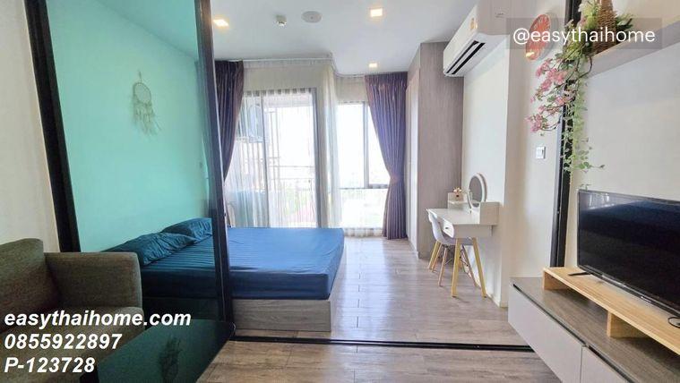 picture P-123728 Stylish Condo! Brown Ratchada 32 Near MRT Lat Phrao - 2.06M! Line Id @easythaihome 085-592-2897 - 4/8