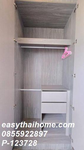 picture P-123728 Stylish Condo! Brown Ratchada 32 Near MRT Lat Phrao - 2.06M! Line Id @easythaihome 085-592-2897 - 2/8