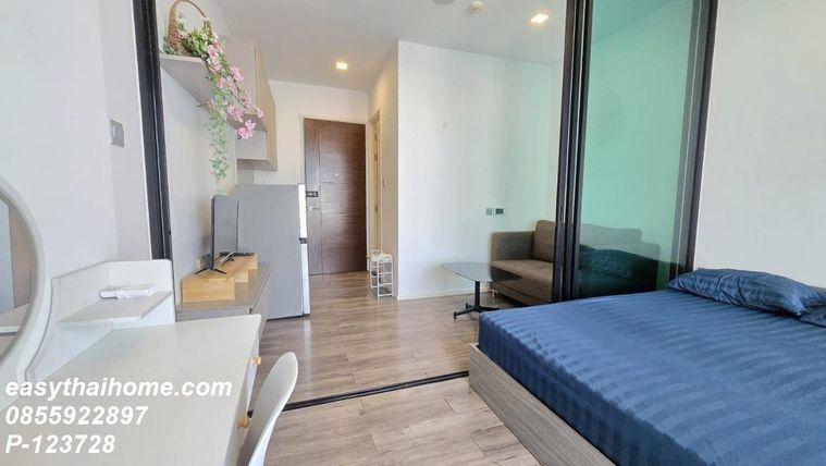 picture P-123728 Stylish Condo! Brown Ratchada 32 Near MRT Lat Phrao - 2.06M! Line Id @easythaihome 085-592-2897 - 3/8