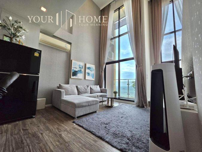 รูป Duplex ให้เช่า 3 ห้องนอน 3 ห้องน้ำ 2 ชั้น วิวทะเล – KnightsBridge The Ocean ศรีราชา - รูปที่ 8/28