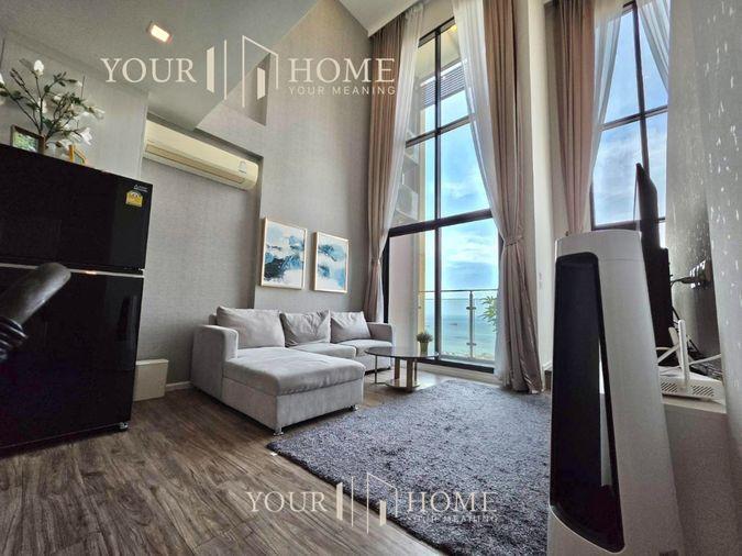 รูป Duplex ให้เช่า 3 ห้องนอน 3 ห้องน้ำ 2 ชั้น วิวทะเล – KnightsBridge The Ocean ศรีราชา - รูปที่ 8/28