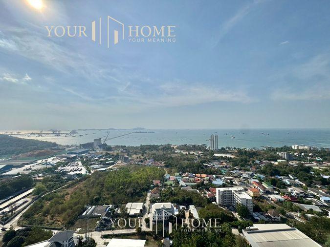รูป Penthouse วิวทะเลสุดหรู KnightsBridge ศรีราชา – 3 ห้องนอน 3 ห้องน้ำ ห้องใหญ่ 122 ตร.ม. - รูปที่ 9/21