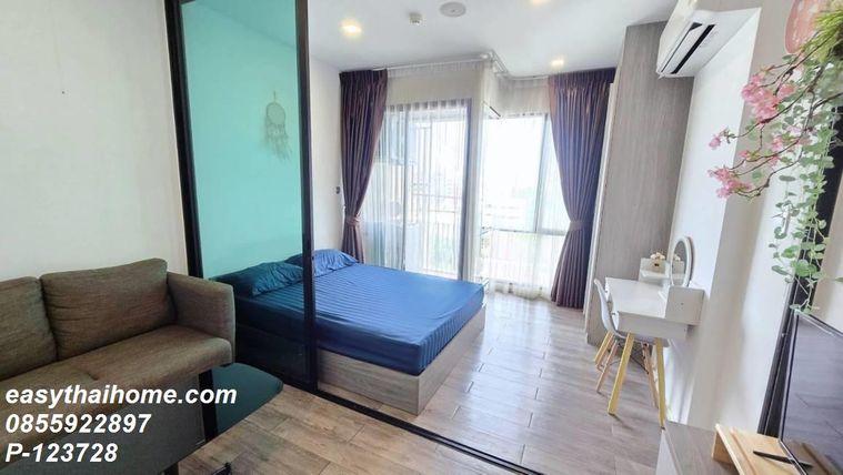 picture P-123728 Stylish Condo! Brown Ratchada 32 Near MRT Lat Phrao - 2.06M! Line Id @easythaihome 085-592-2897 - 7/8