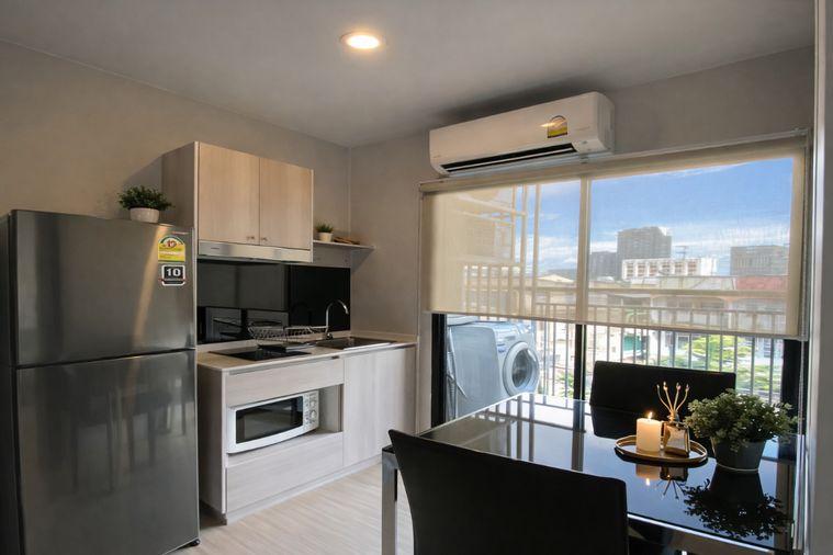 รูป 🍀🍀🍀Prime condo Location 🚆ให้เช่า📍 เดอะทรี อ่อนนุช สเตชั่น  🌹🌹 (Line:@rent2022) พร้อมเข้าอยู่ ✨ A10785  - รูปที่ 4/10