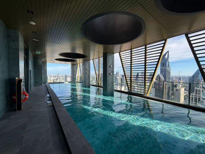 picture Noble State 39  2 Bedroom THB 65,000/month  Combined from two 35 sqm one-bedroom units, huge living room - 18/18