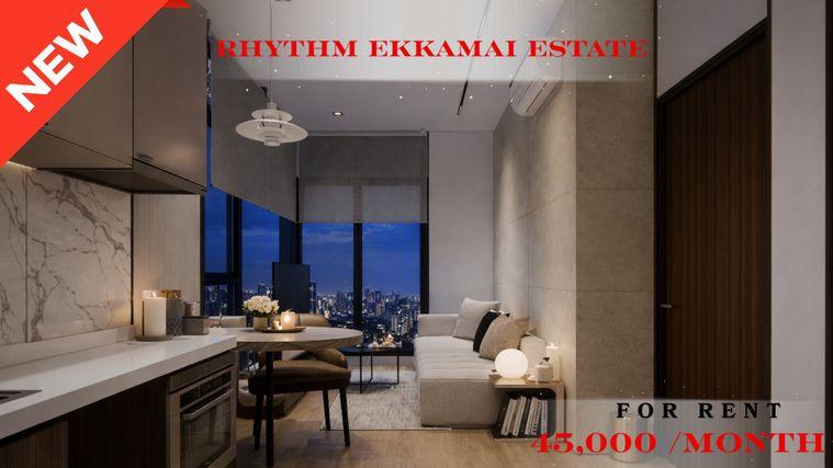 picture 🍀🍀🍀 Luxury condo💖 For Rent 📍Rhythm Ekkamai Estate 🌹 (Line: @rent2022)✨ Ready to move in 🔖 Property Code: A03752 - 2/10