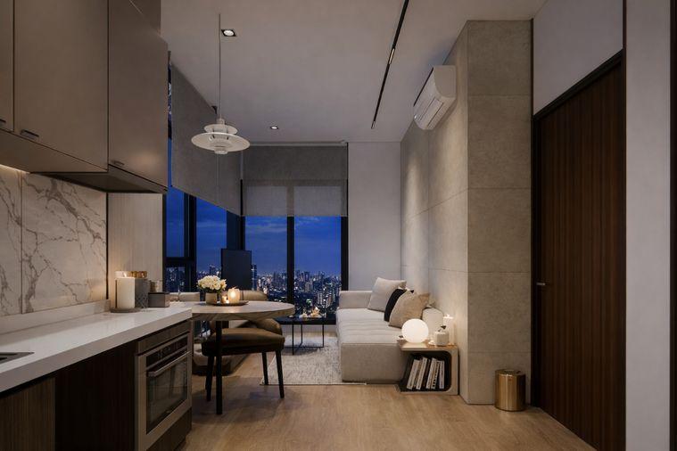 picture 🍀🍀🍀 Luxury condo💖 For Rent 📍Rhythm Ekkamai Estate 🌹 (Line: @rent2022)✨ Ready to move in 🔖 Property Code: A03752 - 4/10