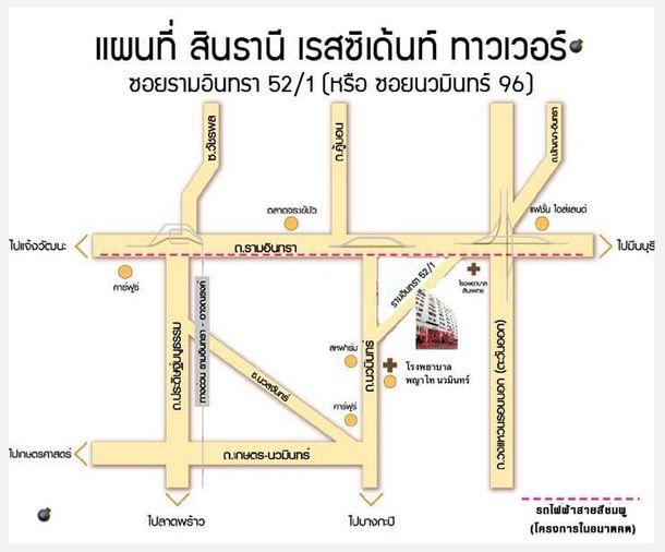picture Call : 098-831-8539 Condo Sinthanee Residence Tower 29.36 sq.m 1 Bedroom 6th floor, ready to move in - 10/11