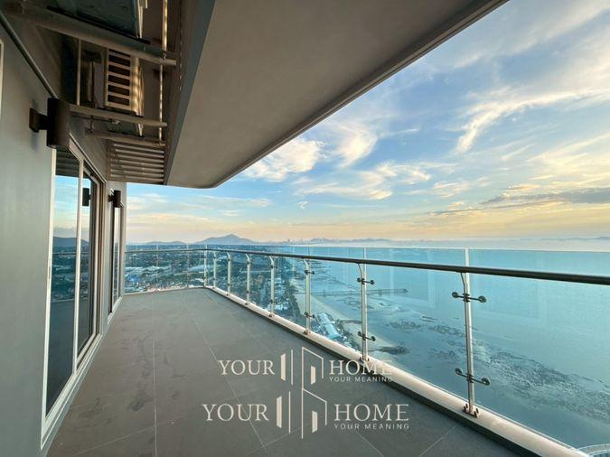 picture Panoramic 180° Sea View Corner Unit at The Symphony Bang Phra–Sriracha | 2 Bedrooms, 2 Bathrooms - 2/24