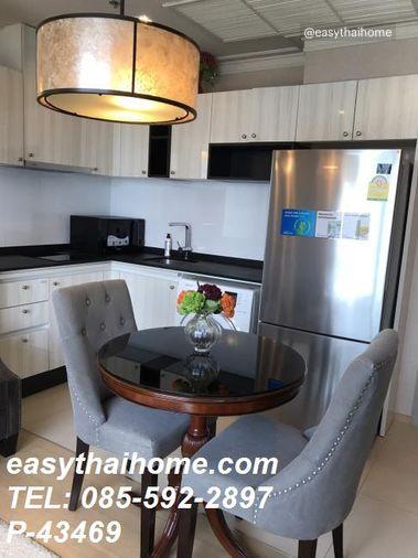 รูป P-43469 วิวเมืองสวย! เฮช คิว บาย แสนสิริ 1 Bed พร้อมเฟอร์ฯหรู ใกล้ BTS ทองหล่อ : วัฒนา | Line Id @easythaihome | 085-592-2897 - รูปที่ 7/21