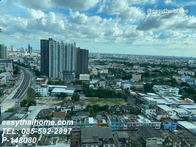 picture P-148080 Stunning City View! Wizdom Ratchada-Thaphra, Fl.24, Near BTS! 3.4M | Line Id @easythaihome | +66(0)85-592-2897 - 4/10