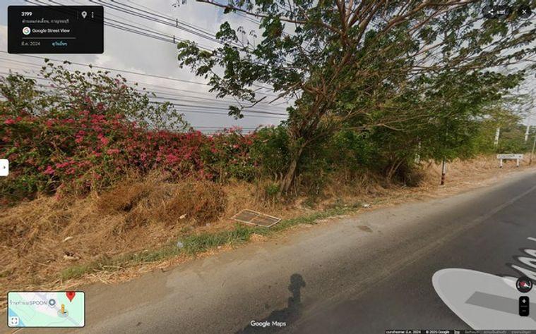 รูป ที่ดินกาญจนบุรี ติดถนนแก่นเสี่ยน ทำเลสวย ราคาดี มีโฉนดพร้อมโอน - รูปที่ 6/7