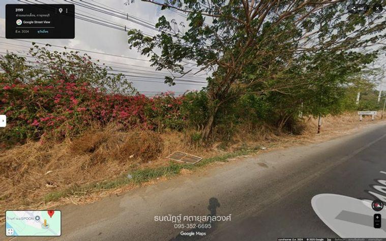 รูป ที่ดินกาญจนบุรี ติดถนนแก่นเสี่ยน ทำเลสวย ราคาดี มีโฉนดพร้อมโอน - รูปที่ 6/7