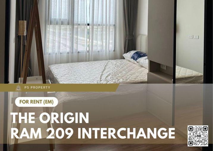 รูป ให้เช่า ✨ The Origin Ram 209 Interchange ✨ เฟอร์นิเจอร์ และ เครื่องใช้ไฟฟ้าครบ ใกล้รถไฟฟ้า2สาย สายสีชมพู,สีส้ม - รูปที่ 1/8
