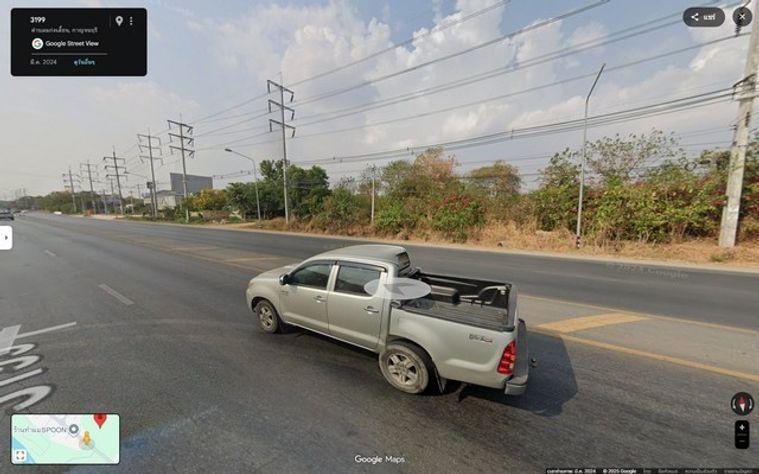 รูป ที่ดินกาญจนบุรี ติดถนนแก่นเสี่ยน ทำเลสวย ราคาดี มีโฉนดพร้อมโอน - รูปที่ 5/7