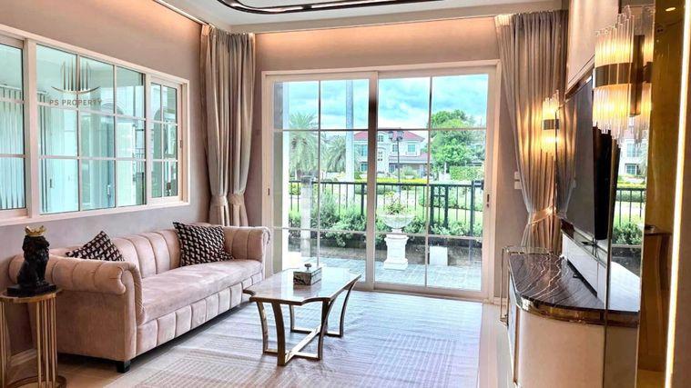รูป บ้านเดี่ยวให้เช่า 📍 Grandio Ladprao-Kaset Nawamin 📍 3 ห้องนอน 4 ห้องน้ำ แปลงมุมตกแต่งบิ้วอินทั้งหลัง พร้อมเฟอร์นิเจอร์และเครื่องใช้ไฟฟ้าครบ - รูปที่ 4/11