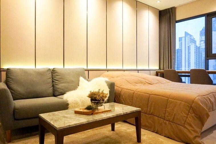 รูป ขาย ริธึ่ม สุขุมวิท 36-38 ห้องสวยมาก ตกแต่งสบายตา เฟอร์ครบ เดินทางสะดวก  | Code DS1577 Line : @Dstay - รูปที่ 1/4