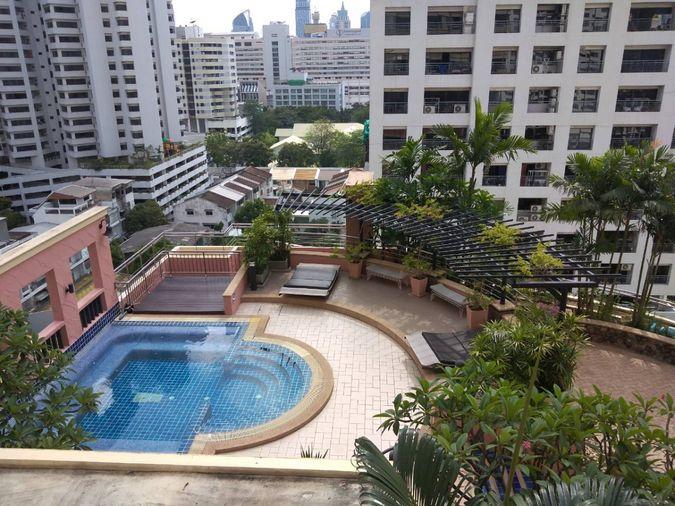 รูป ขาย สุขุมวิท ซิตี้ รีสอร์ท ห้องสวย เฟอร์ครบ ชั้นสูง วิวสระว่ายน้ำ | Code: DS1601 Line: @Dstay - รูปที่ 13/13