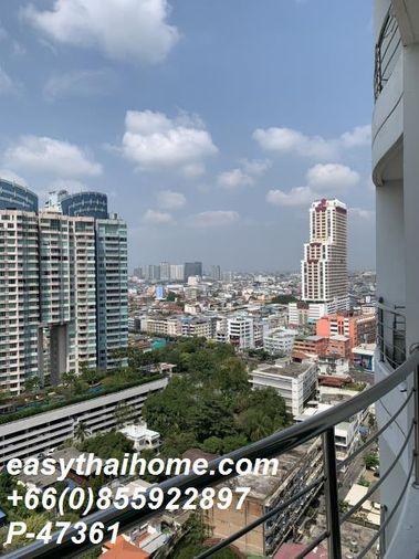 picture P-47361 River View Studio at Supalai River Place: Iconsiam Nearby, 9,500 THB! Line Id: @easythaihome 085-592-2897 - 3/5