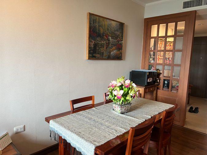picture For sale Supalai Elite Sathorn Suanplu, beautiful room with classic wood tones. I'm already comfortable. | Code DS1248 Line: @Dstay - 8/15